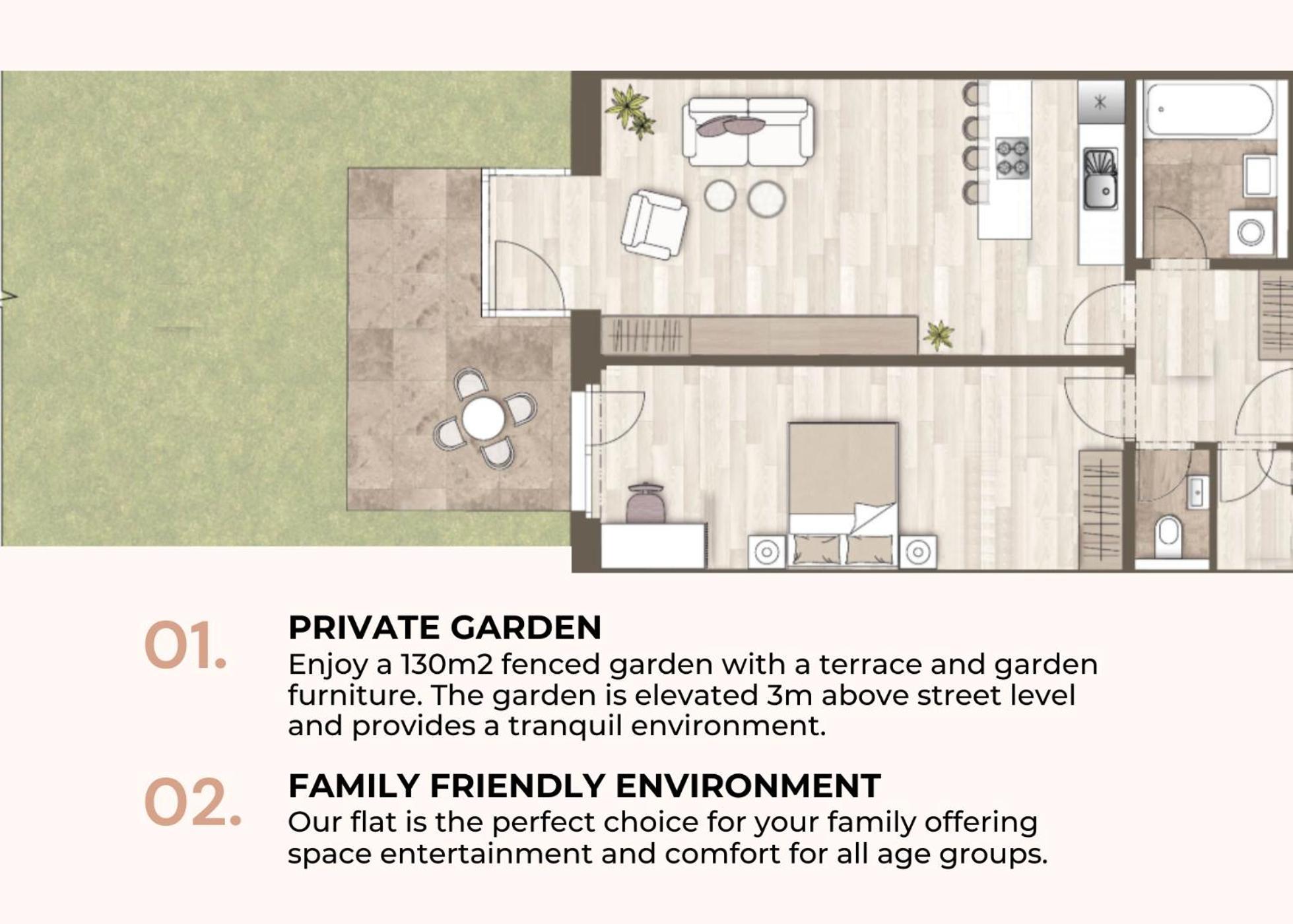 Apartment Beta - Free Garage, Air Condition, Garden, At Metro, 2nd Parking On Request Prag